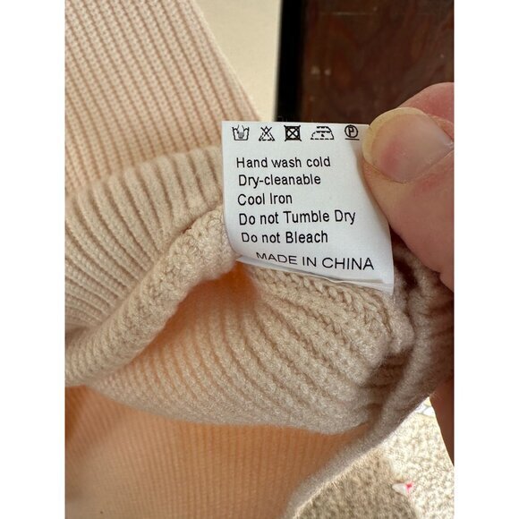 NWT Lillusory Womens Cream Cardigan Medium long sleeve‎ buttons viscose v-neck - Picture 5 of 7